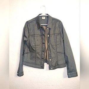 Cabi Women's Large 100% Cotton Denim Jean Jacket